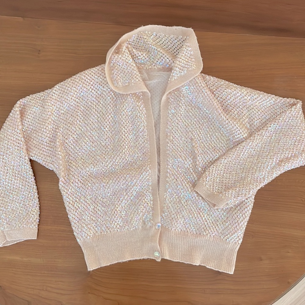 Vintage sequin cardigan